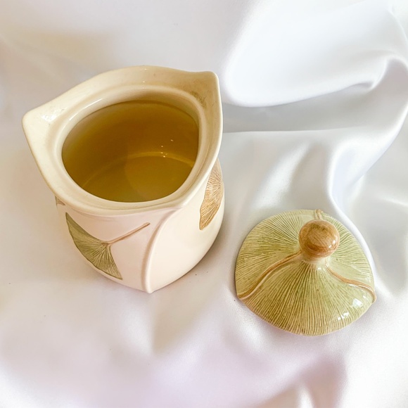 6 Piece Bathroom Accessories Set – Ginkgo Leaf Design - Picture 3 of 14